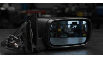 Дзеркало зовнішнє праве BMW 3 (E46), SDN / універсал, 06.98-09.01