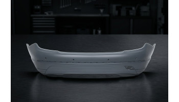 Бампер задній , MERCEDES C-CLASS (W204), 03.07-03.11